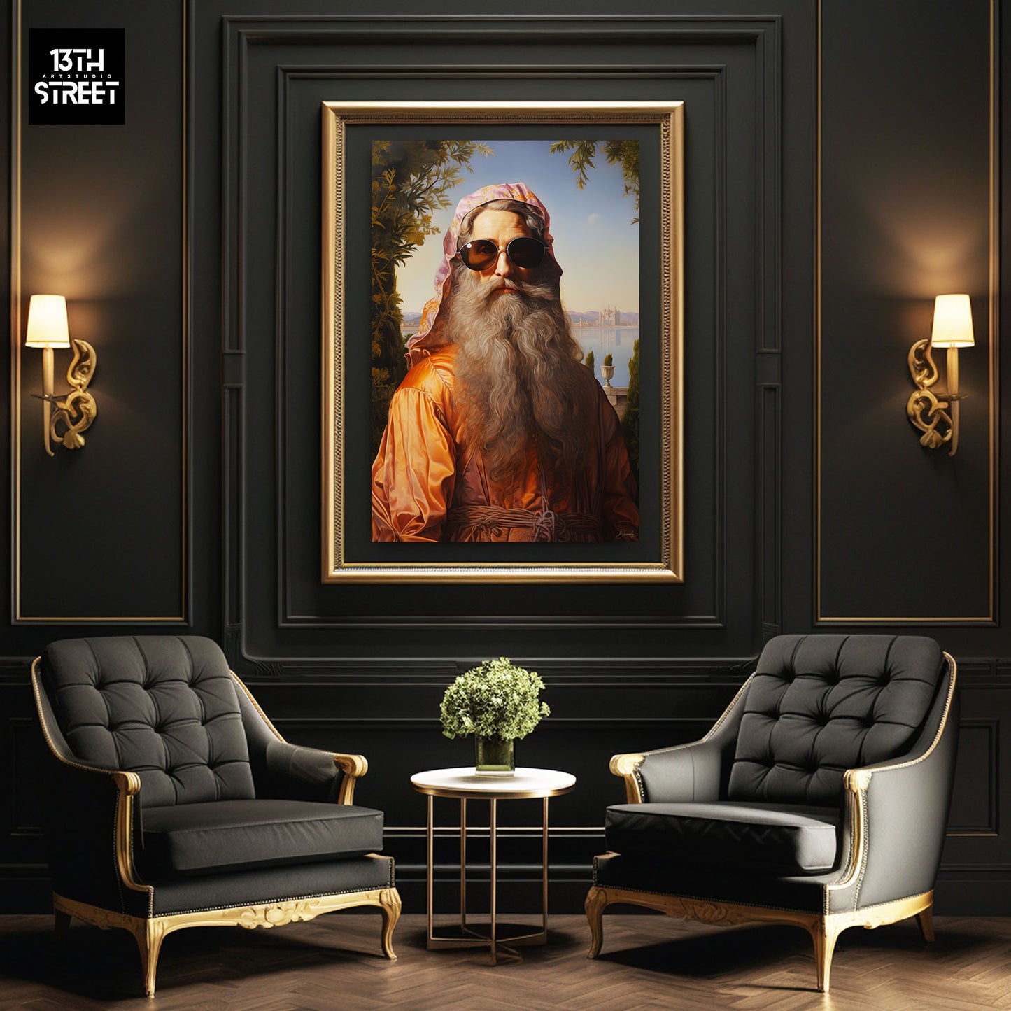 Davinsky - Leonardo Da Vinci Country Walk - Canvas