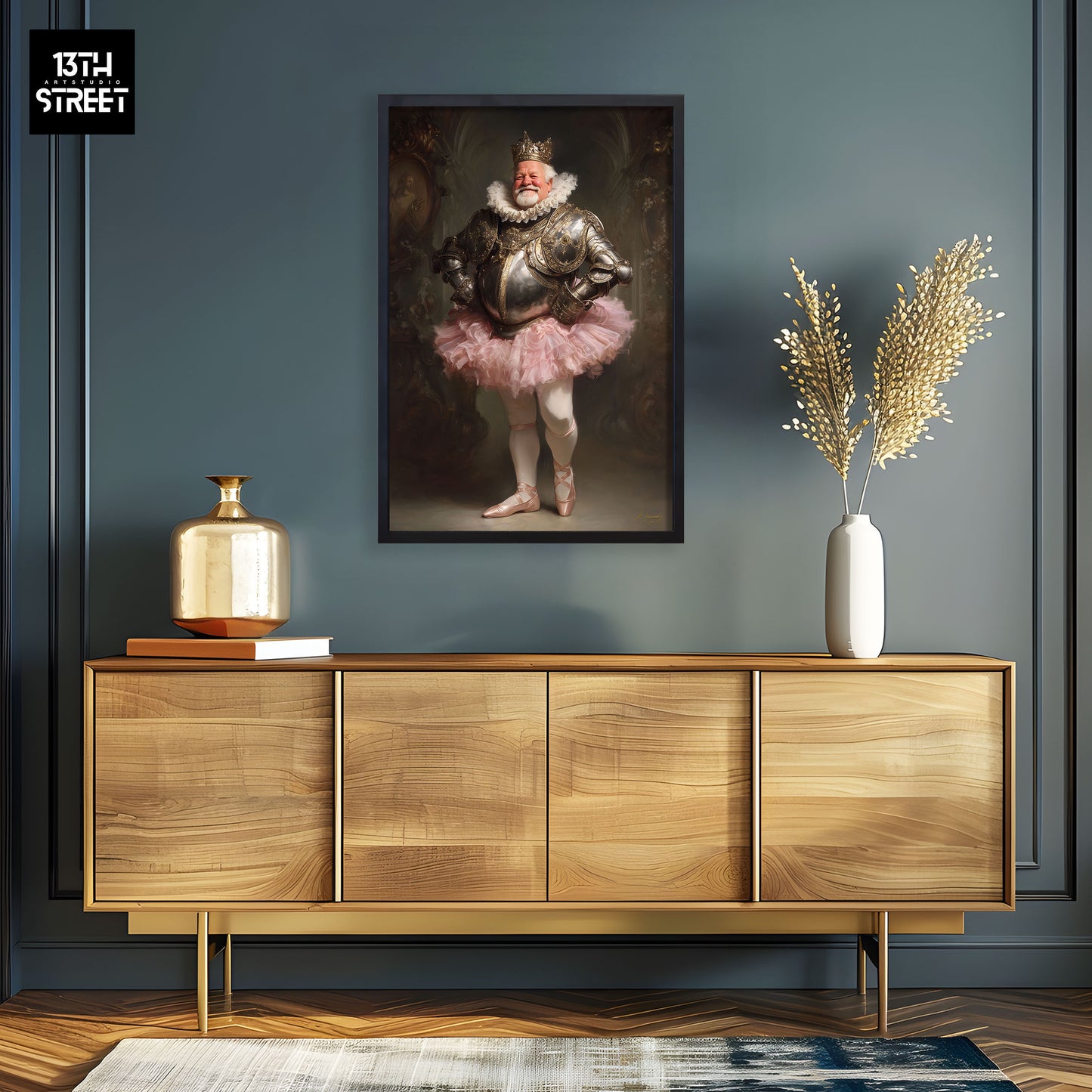 Davinsky - Eiserne Hand und Samthöschen - Leinwand 40x60x2cm