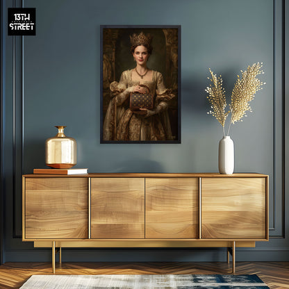 Davinsky - Eleganz in den Händen Louis Vuitton - Leinwand 40x60x2cm