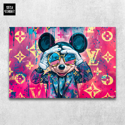 Faker - Mickey By Louis Vuitton - Canvas