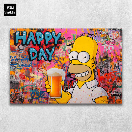 Faker - Homer Simpson Sweet Life - Toile