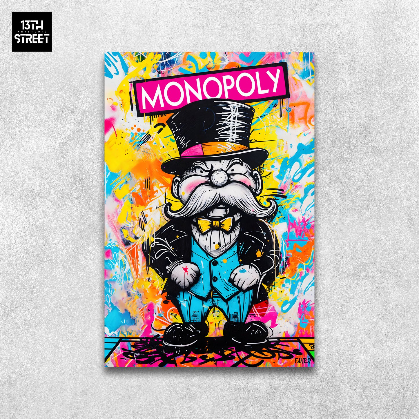 Faker - Mr Monopoly - Canvas