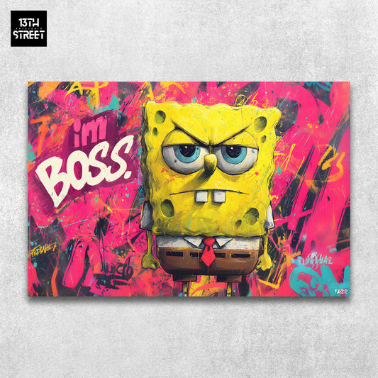 Faker - SpongeBob Boss Vibes - Toile