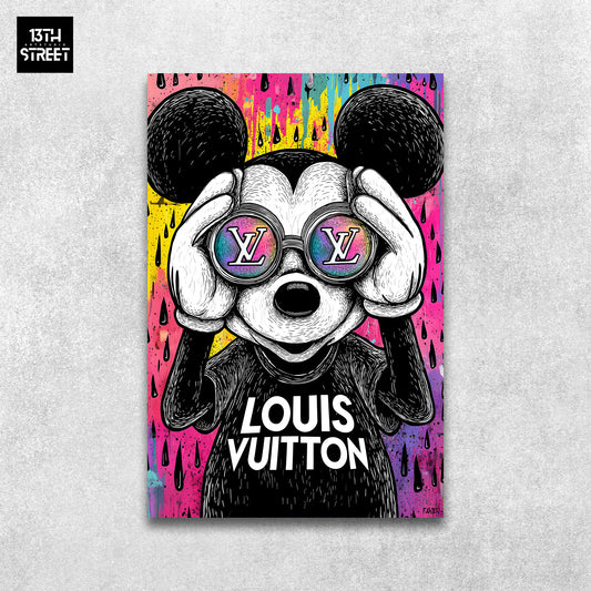 Faker - Mickey Mouse High Class Louis Vuitton - Toile