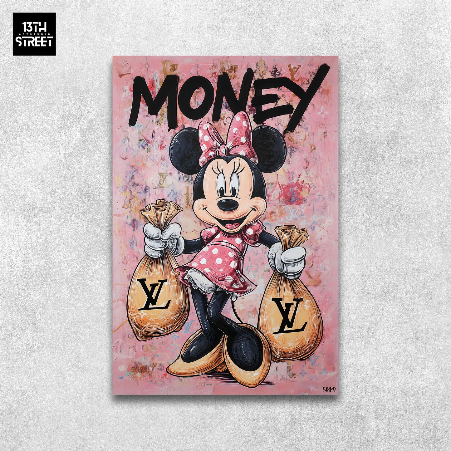 Faker - Minnie Mouse Cash Chic - Toile