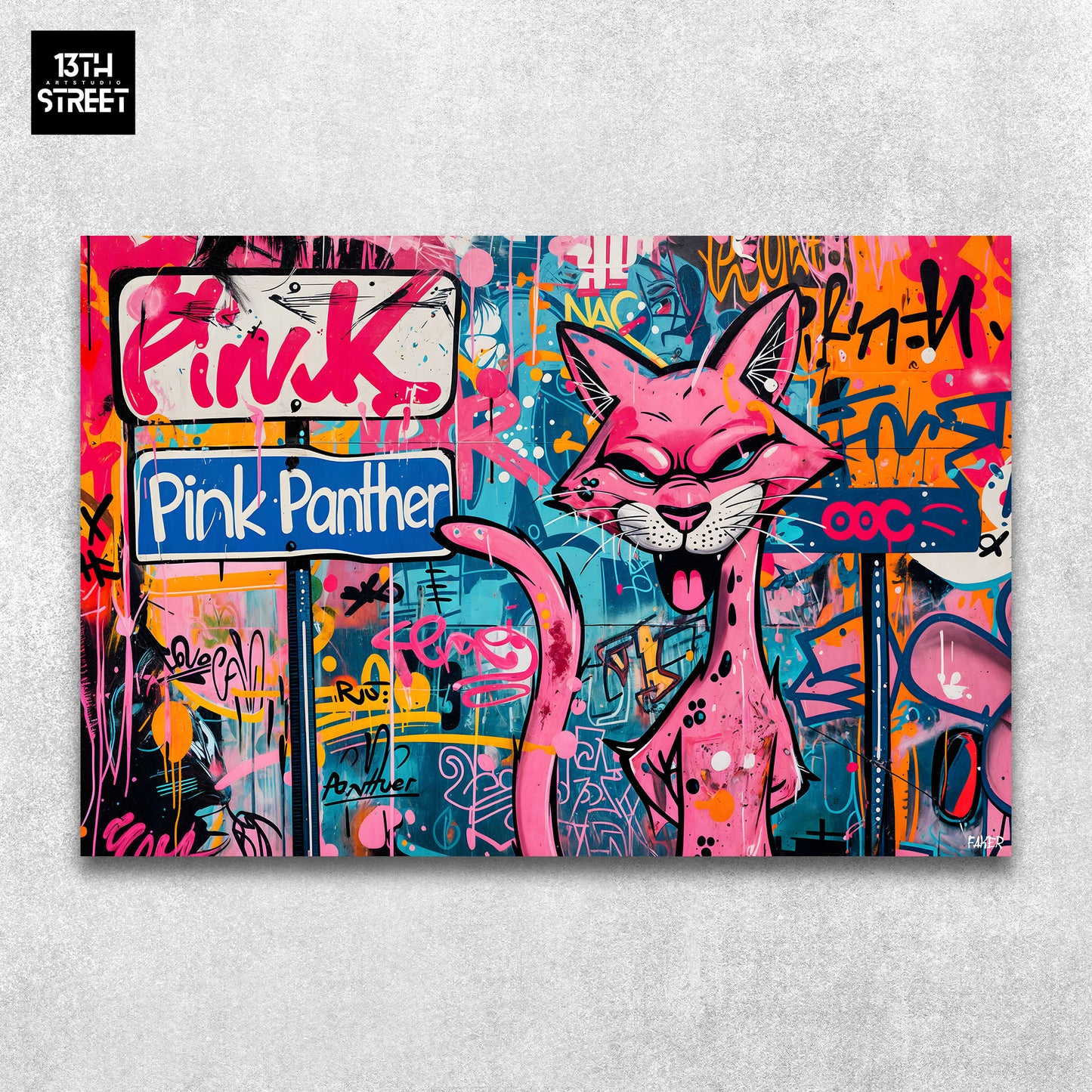 Faker - Pink Panther Vandal - Canvas