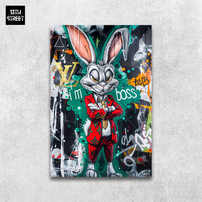 Faker - Bugs Bunny I'm Boss - Canvas