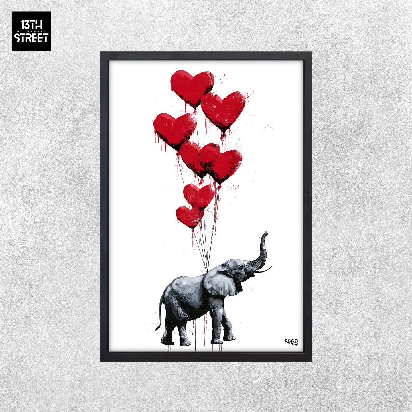 Faker - Lift Your Heart - Toile 40x60x2cm