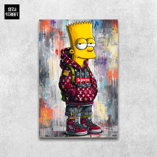 Faker - Bart Simpson Designer Kid - Toile