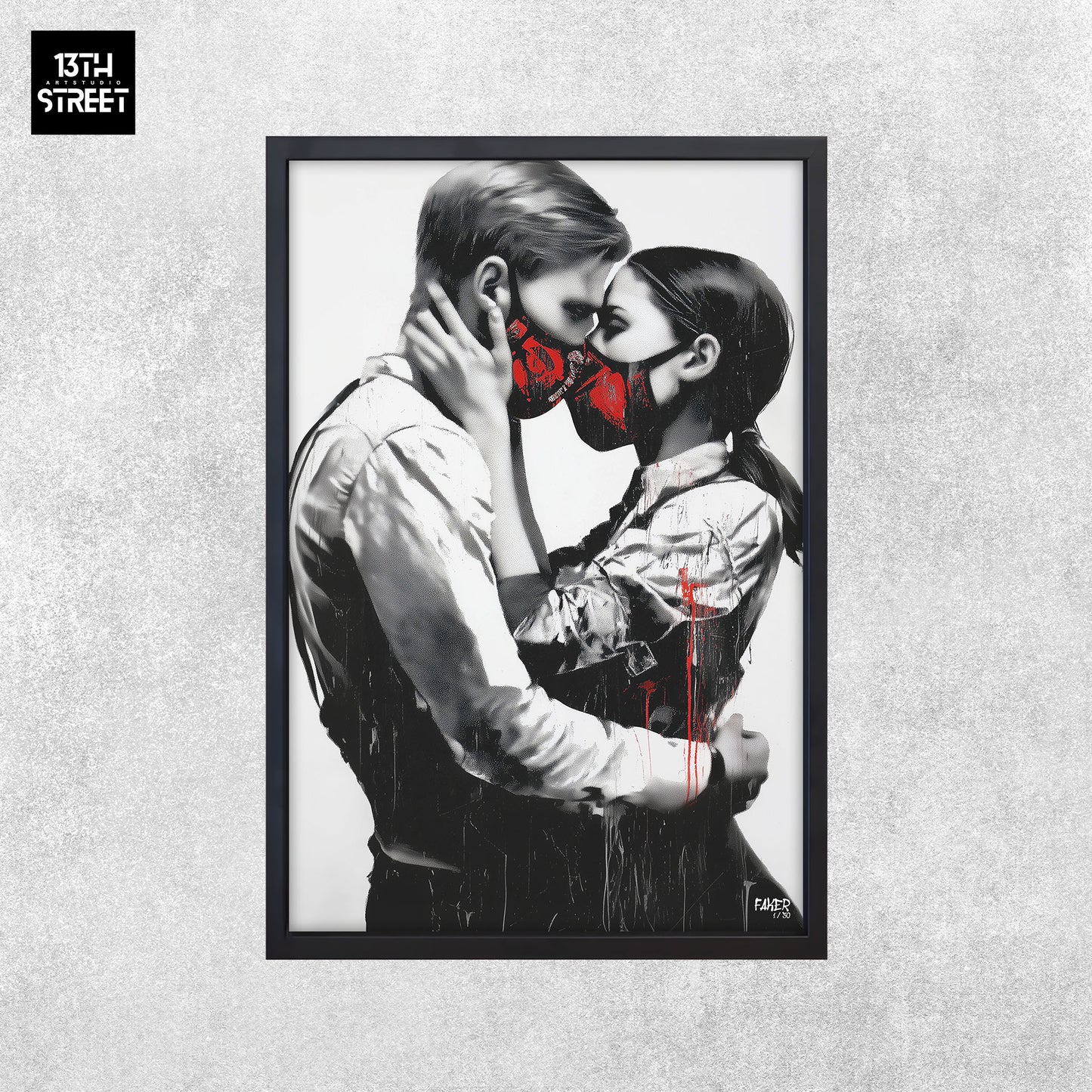 Faker - Tell Me Love - Leinwand 40x60x2cm