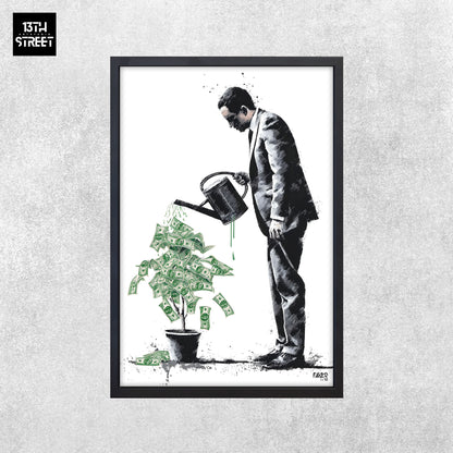 Faker - Cash Garden - Toile 40x60x2cm