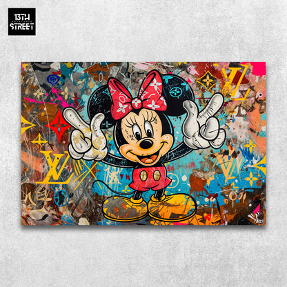 Faker - Minnie Funny Louis Vuitton - Canvas