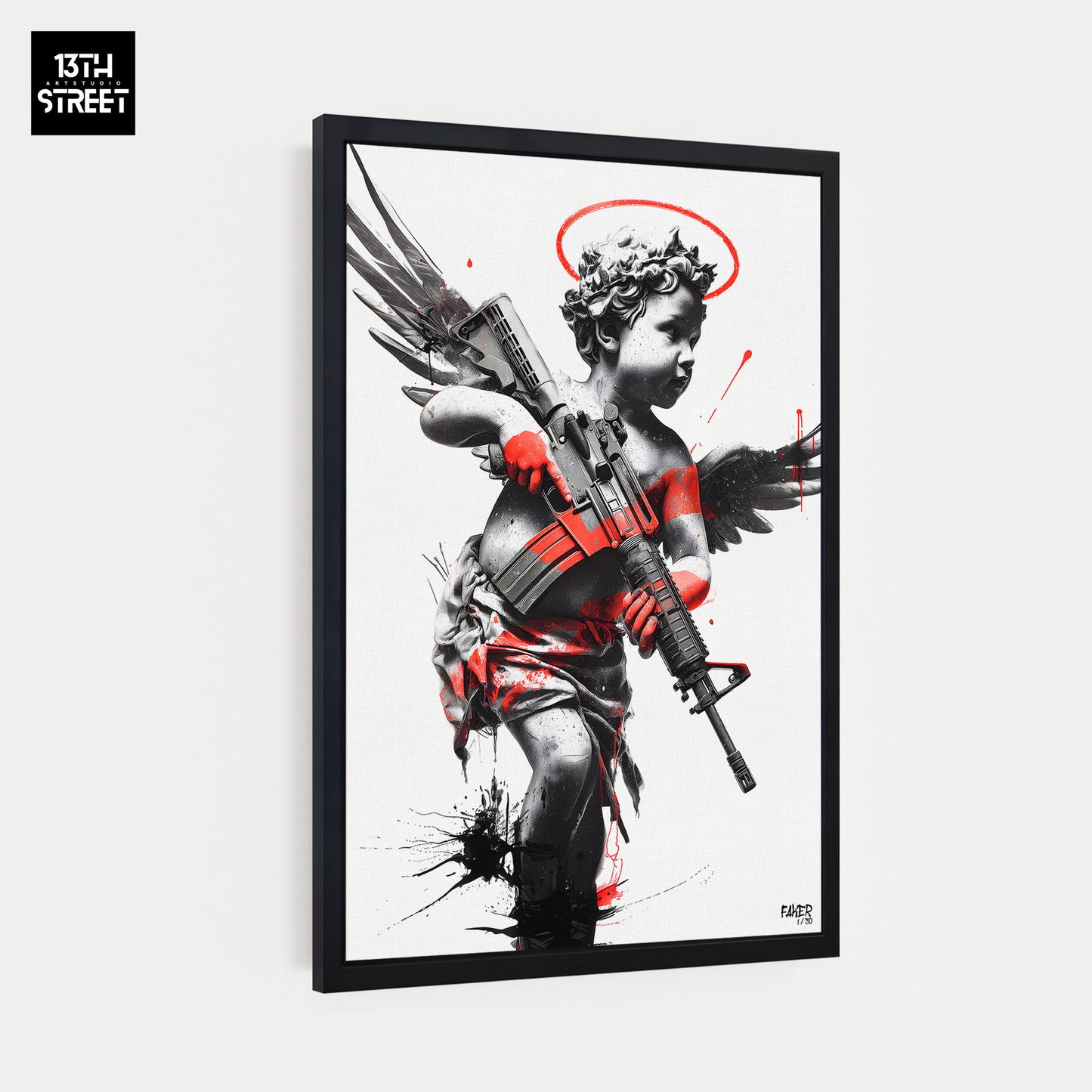 Faker - Cupidon 2.0 - Toile 40x60x2cm