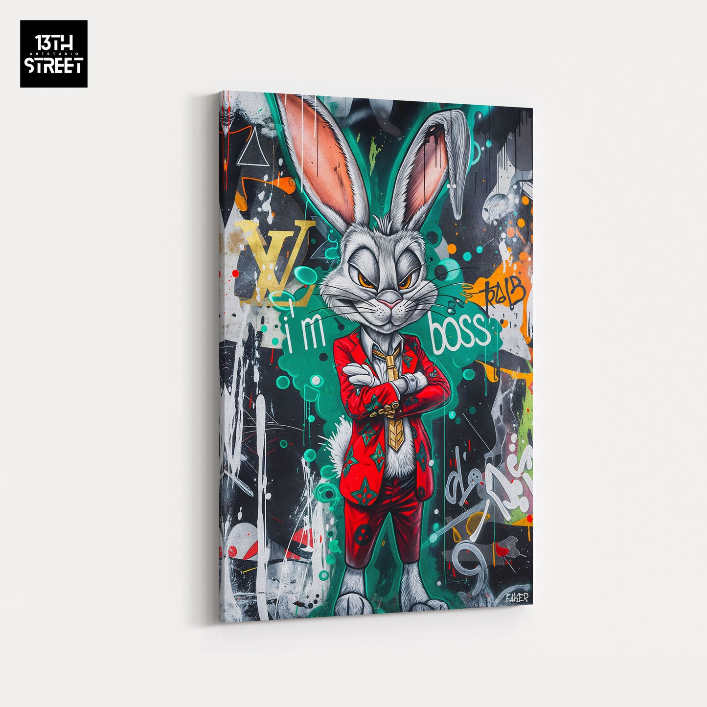 Faker - Bugs Bunny I'm Boss - Toile