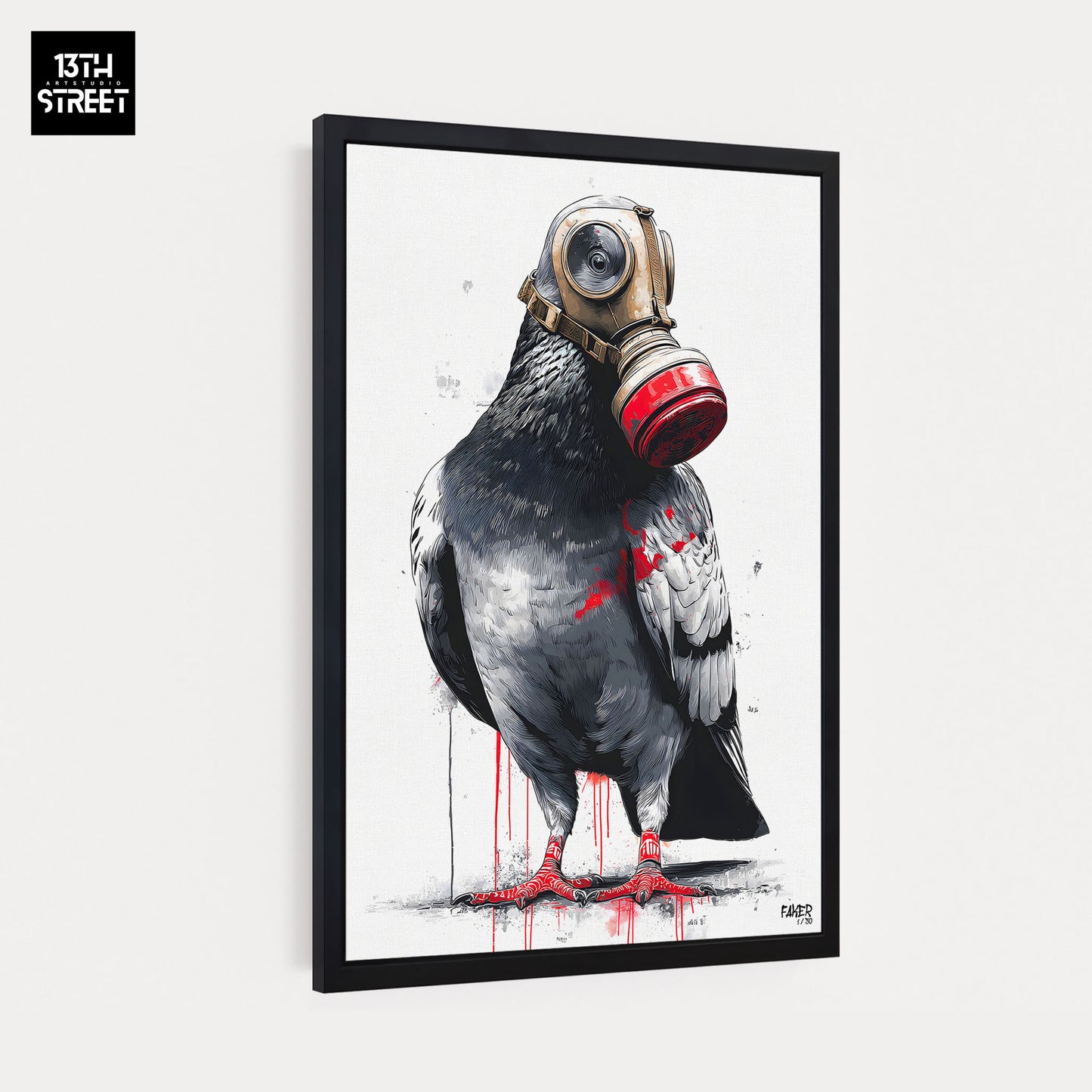 Faker - Humans Stink - Toile 40x60x2cm