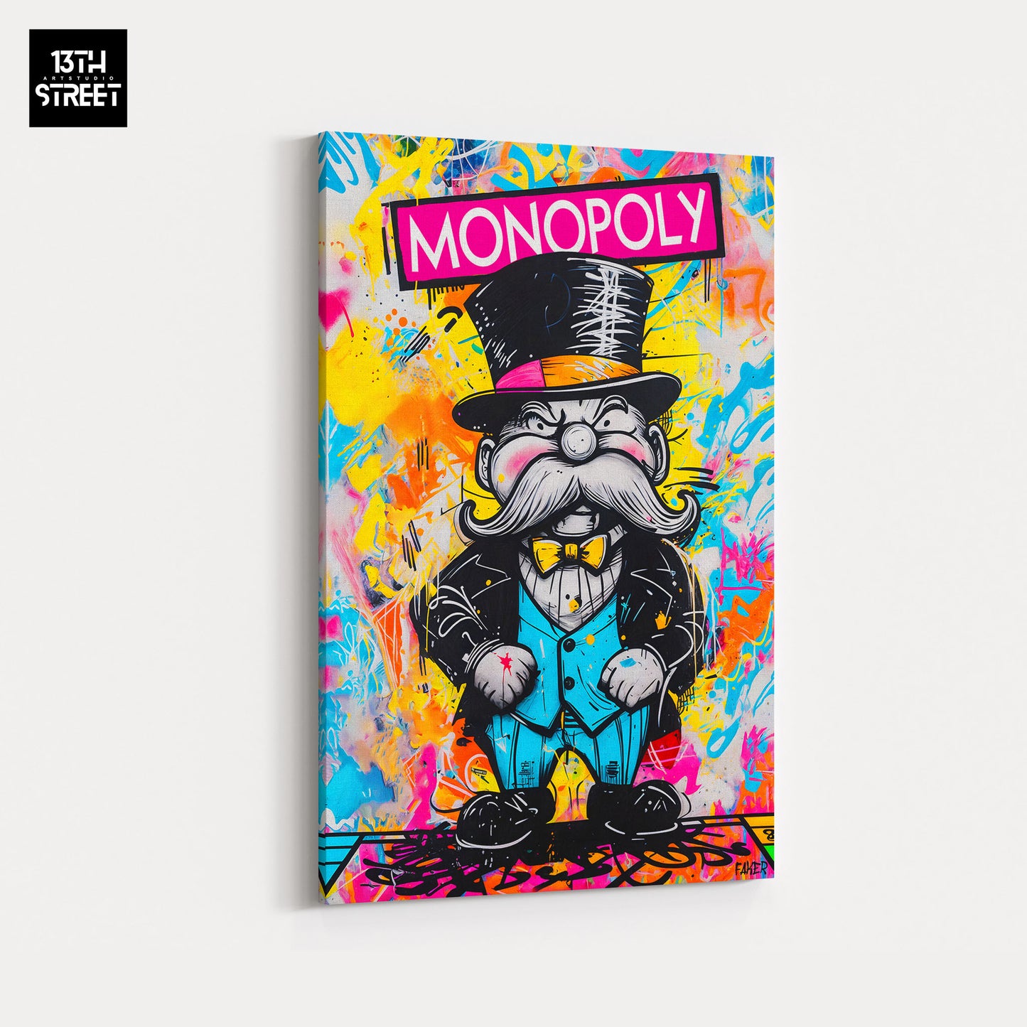 Faker - Mr Monopoly - Toile