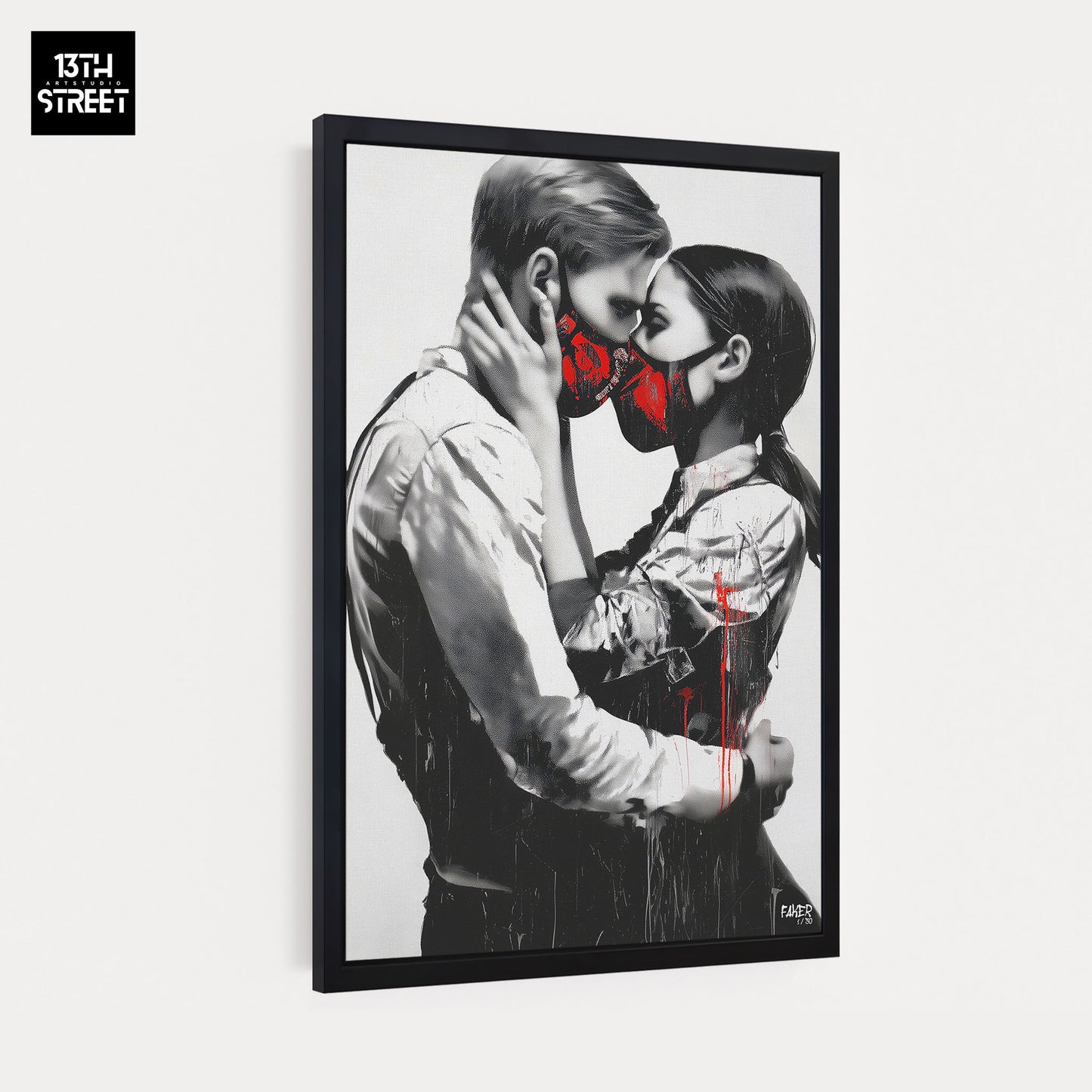 Faker - Tell Me Love - Leinwand 40x60x2cm