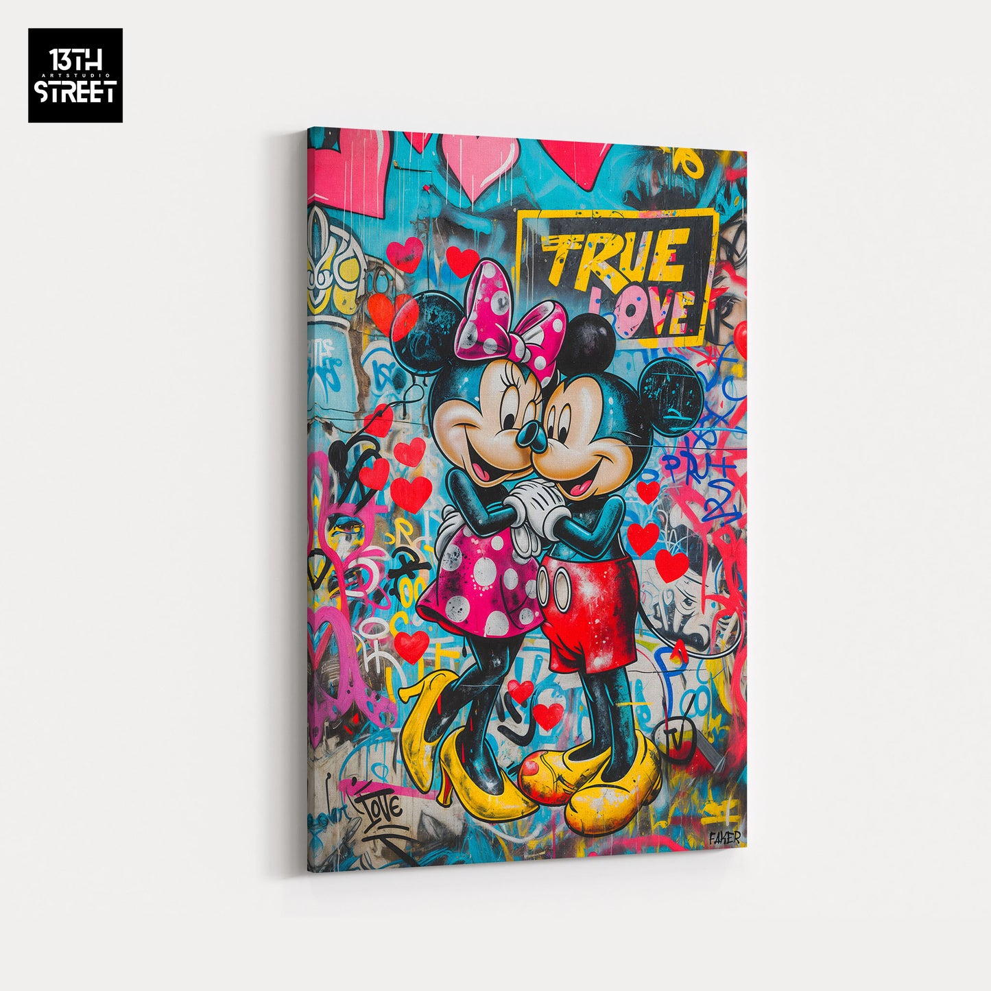 Faker - Mickey and Minnie True Love - Canvas