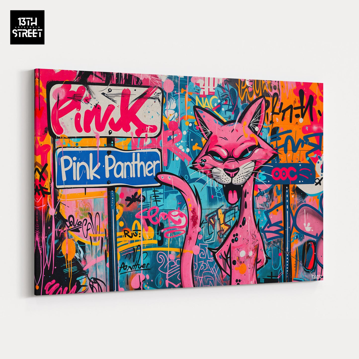 Faker - Pink Panther Vandal - Leinwand