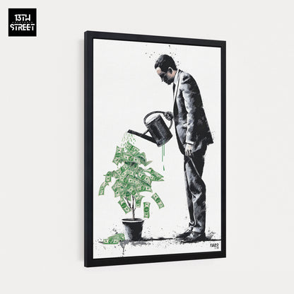 Faker - Cash Garden - Toile 40x60x2cm