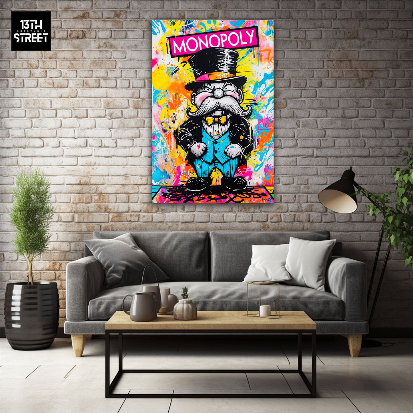 Faker - Mr Monopoly - Canvas