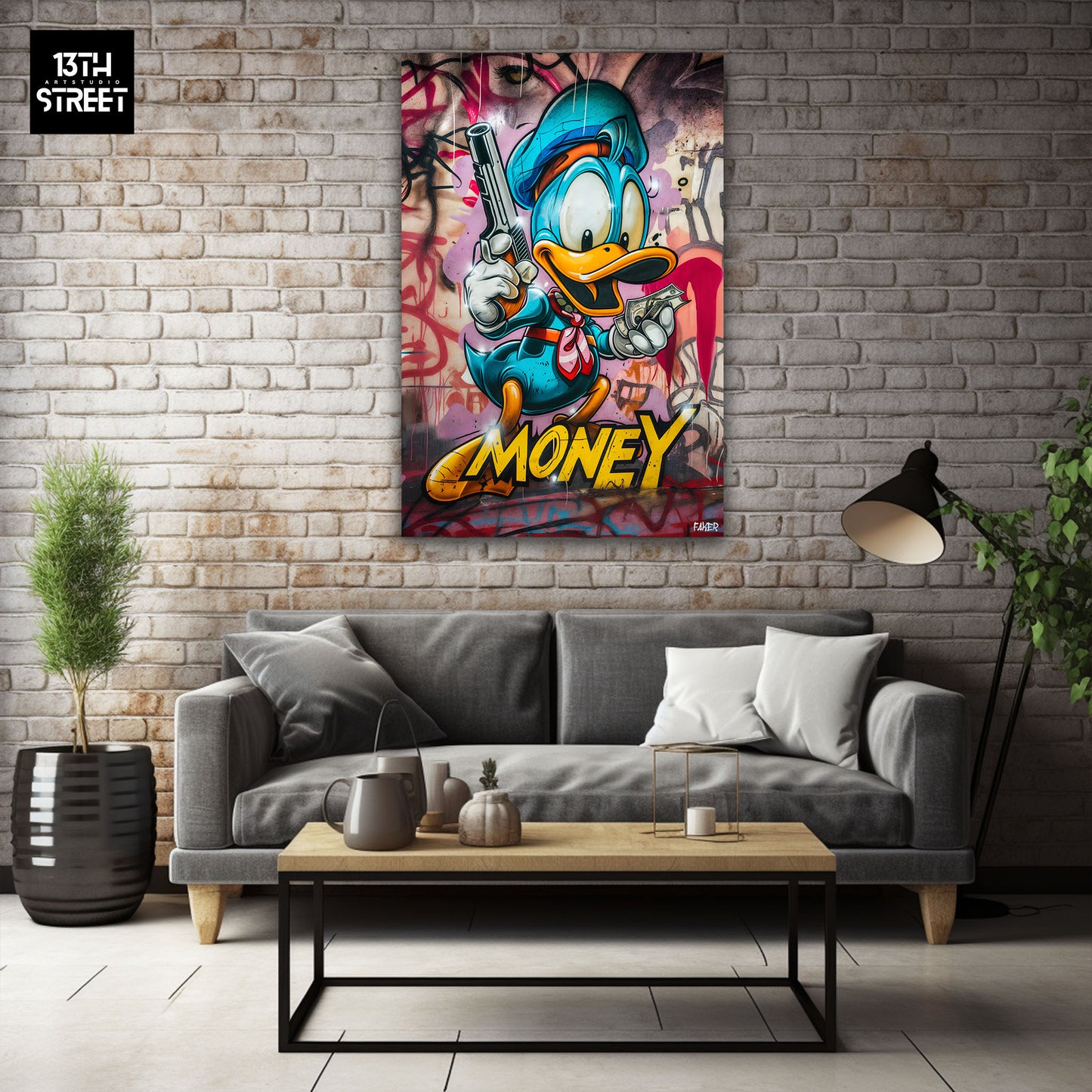 Faker - Donald Hold Up - Canvas