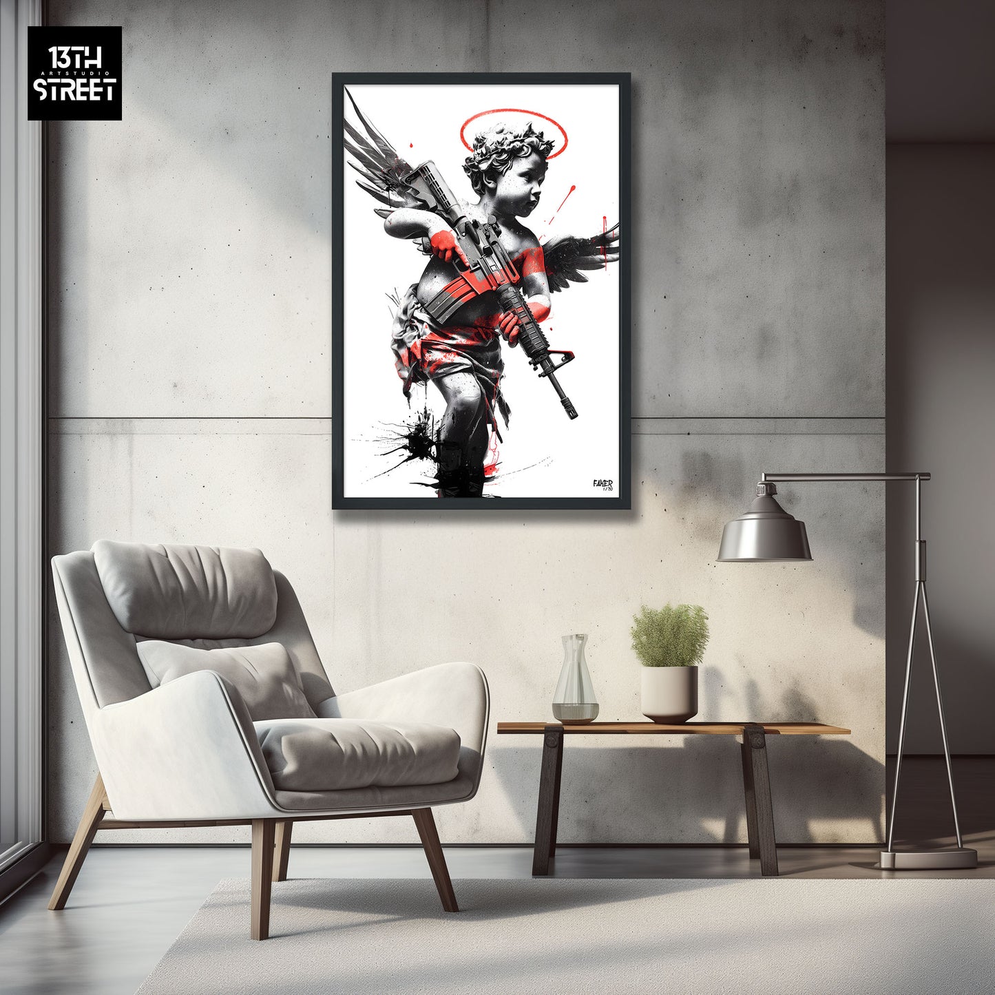 Faker - Cupidon 2.0 - Toile 40x60x2cm