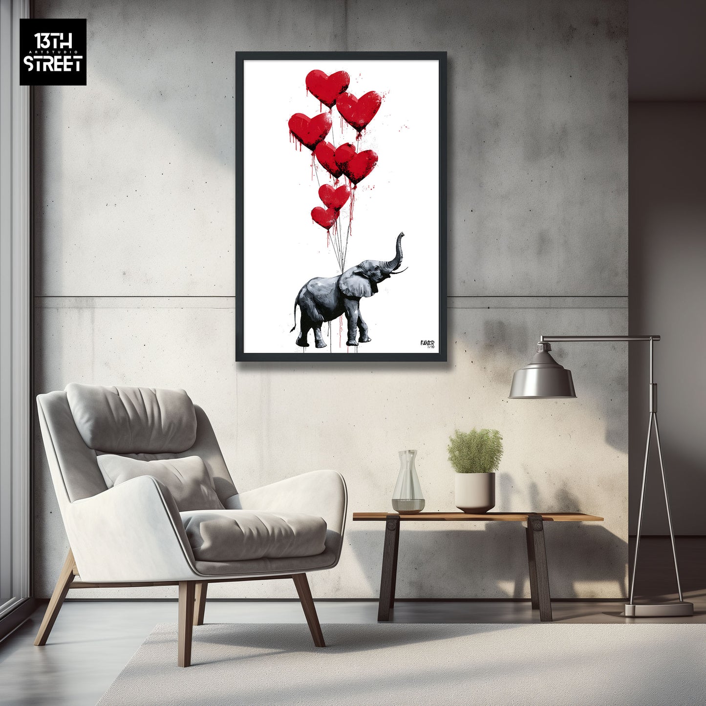 Faker - Lift Your Heart - Toile 40x60x2cm