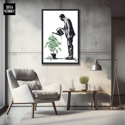 Faker - Cash Garden - Toile 40x60x2cm
