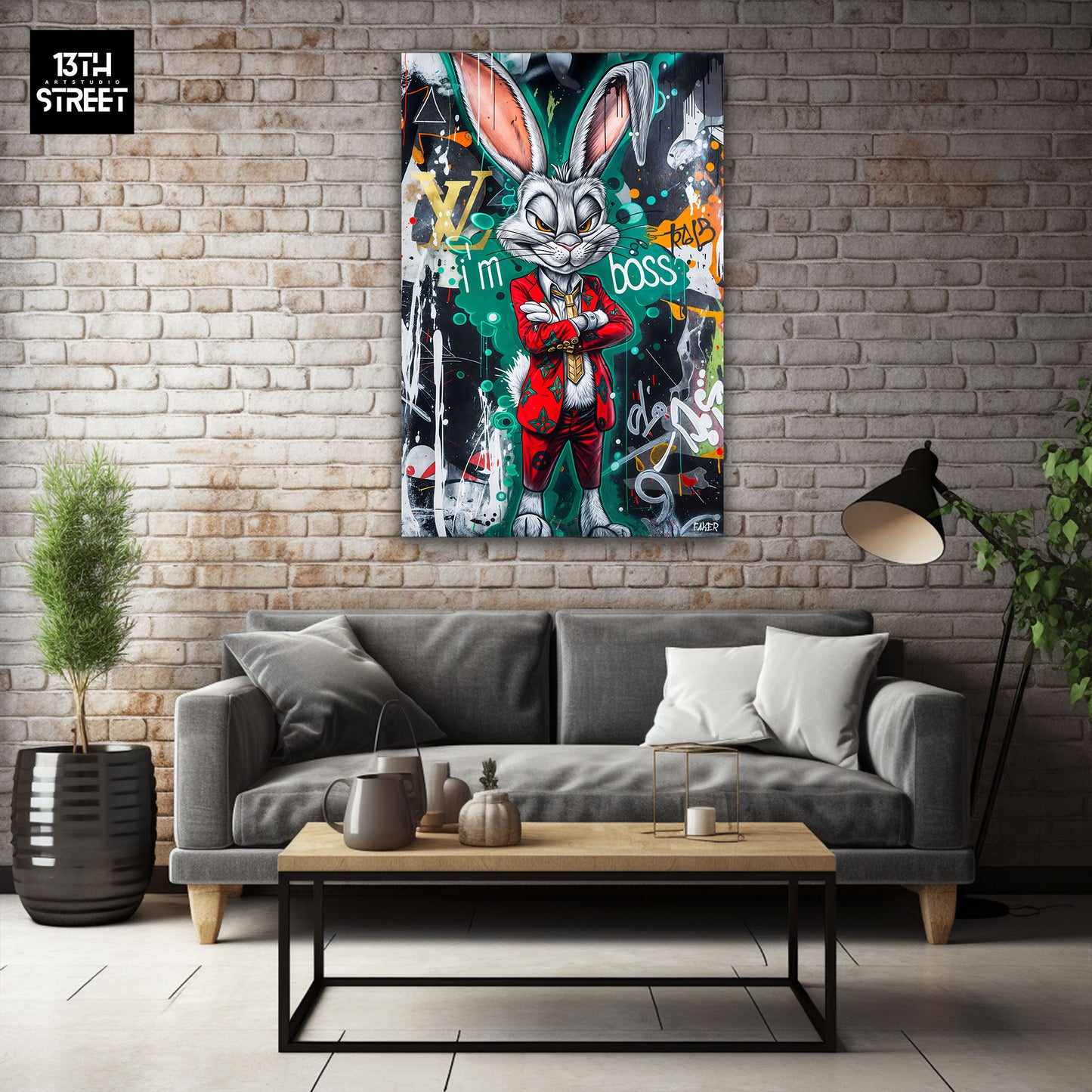 Faker - Bugs Bunny I'm Boss - Canvas