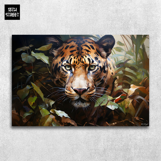 Miss Jungle - The Eyes of the Jungle - Canvas