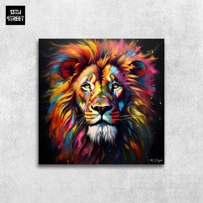 Miss Jungle - Colorful Savannah - Canvas