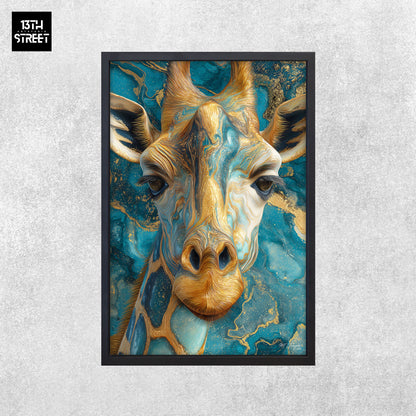 Miss Jungle - Équilibre vertical - Toile 40x60x2cm