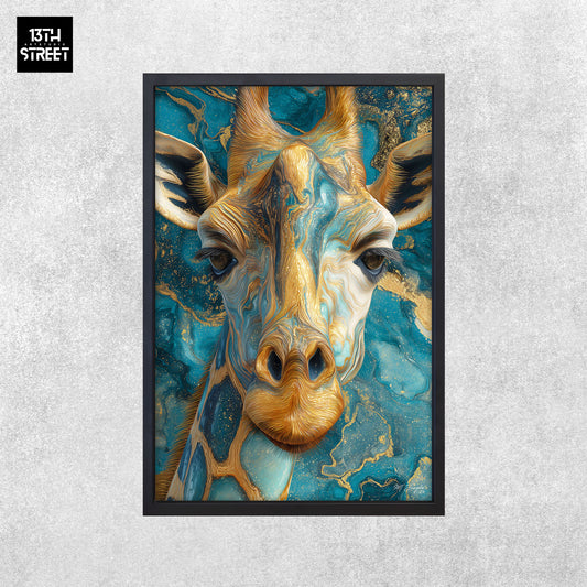 Miss Jungle - Équilibre vertical - Toile 40x60x2cm