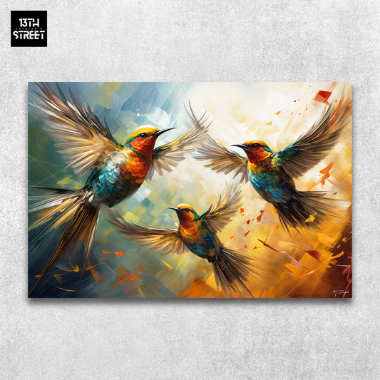 Miss Jungle - Lightness of Flight - Canvas