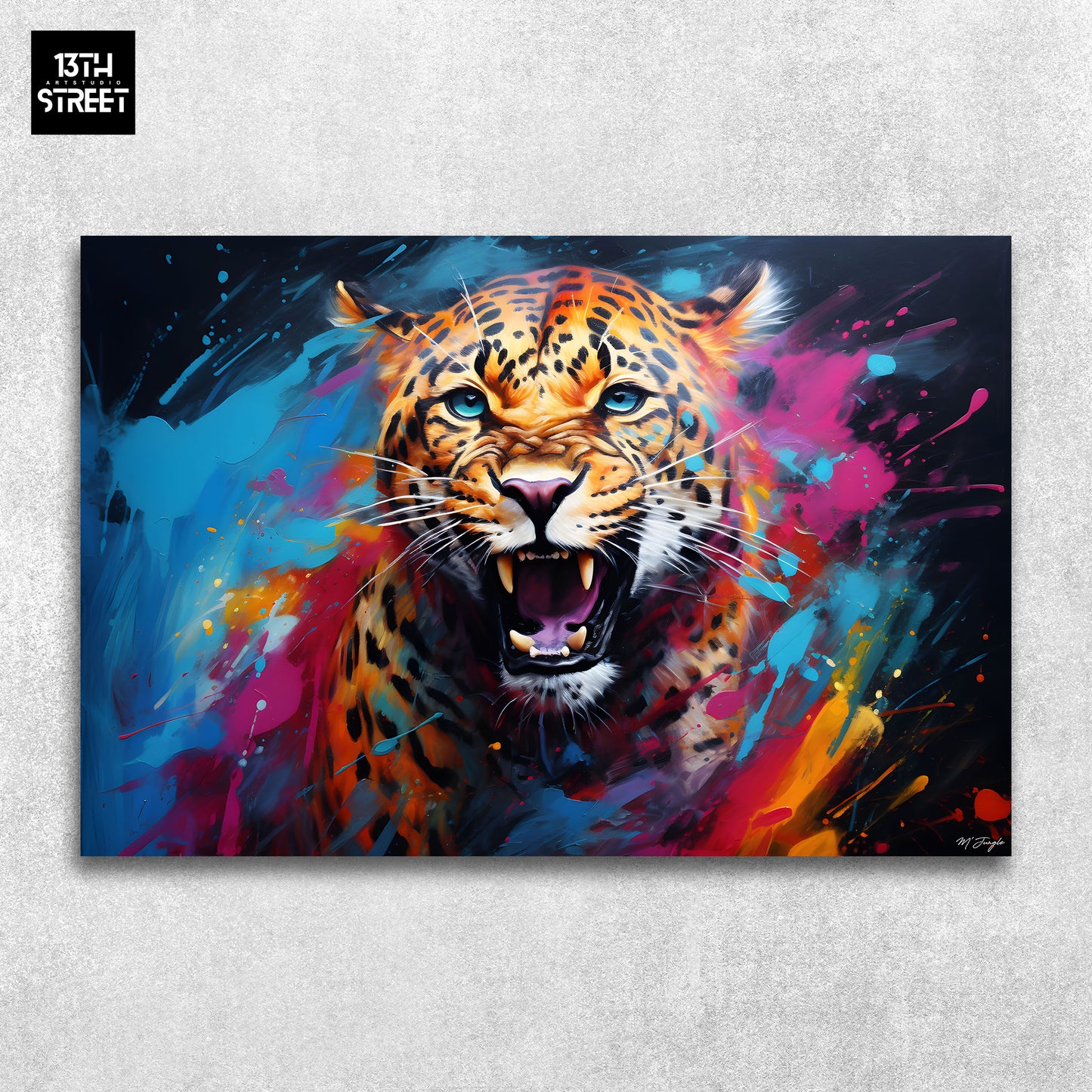 Miss Jungle - Feline Youth - Canvas