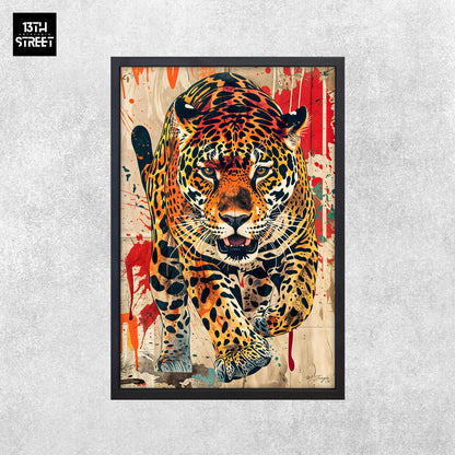 Miss Jungle - Temple Guardian - Canvas 40x60x2cm