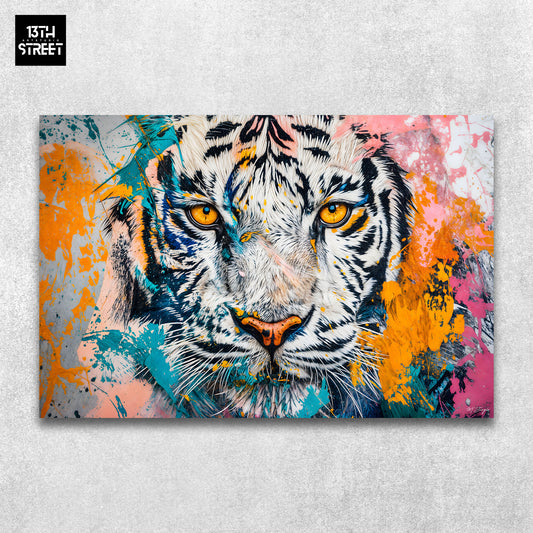 Miss Jungle - Feline of the Dawn - Canvas