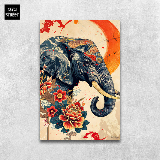 Miss Jungle - Peaceful Spirit of the Orient - Canvas