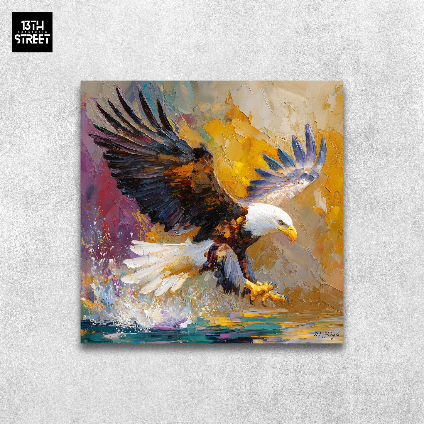 Miss Jungle - Au-dessus du monde - Toile