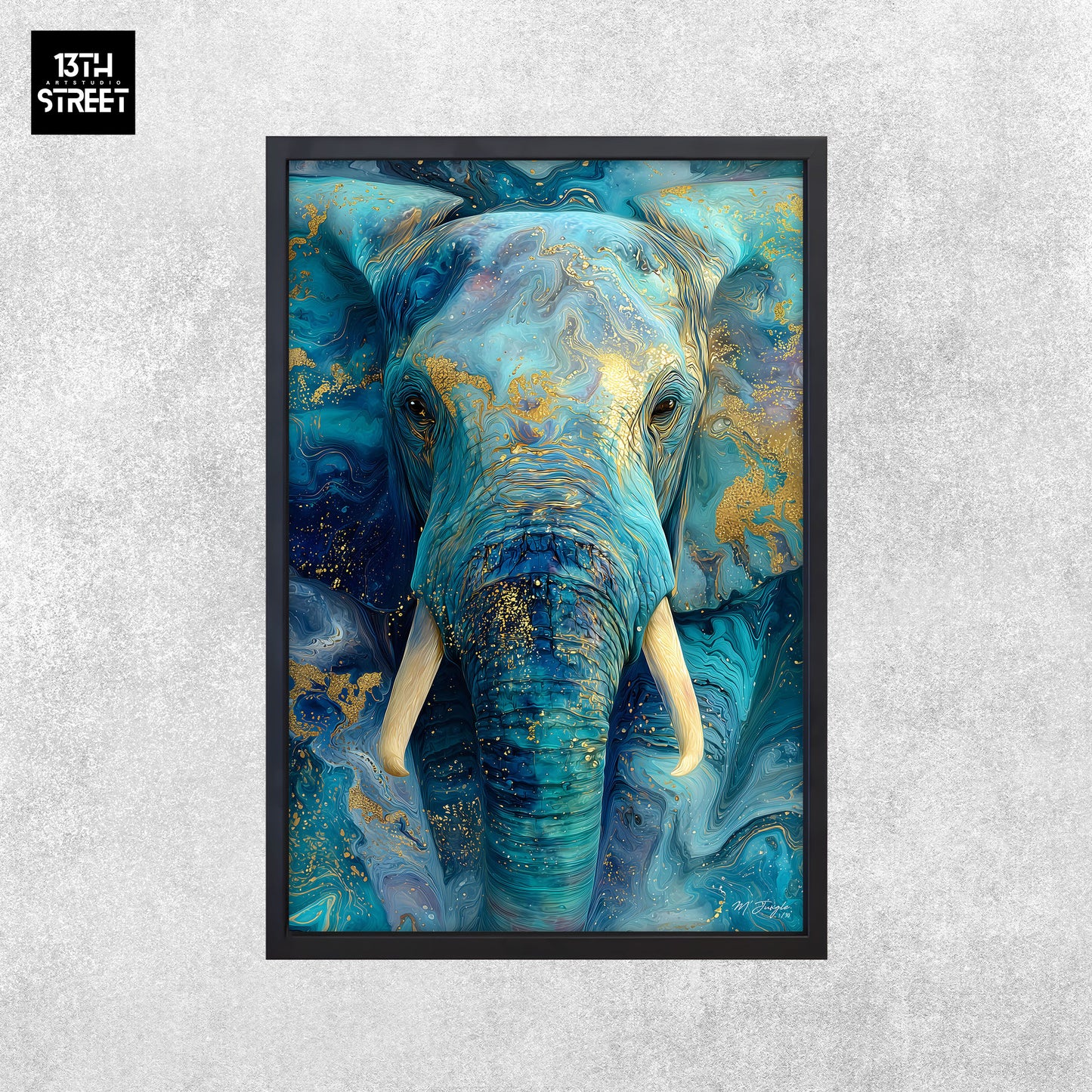 Miss Jungle - Puissance calme - Toile 40x60x2cm