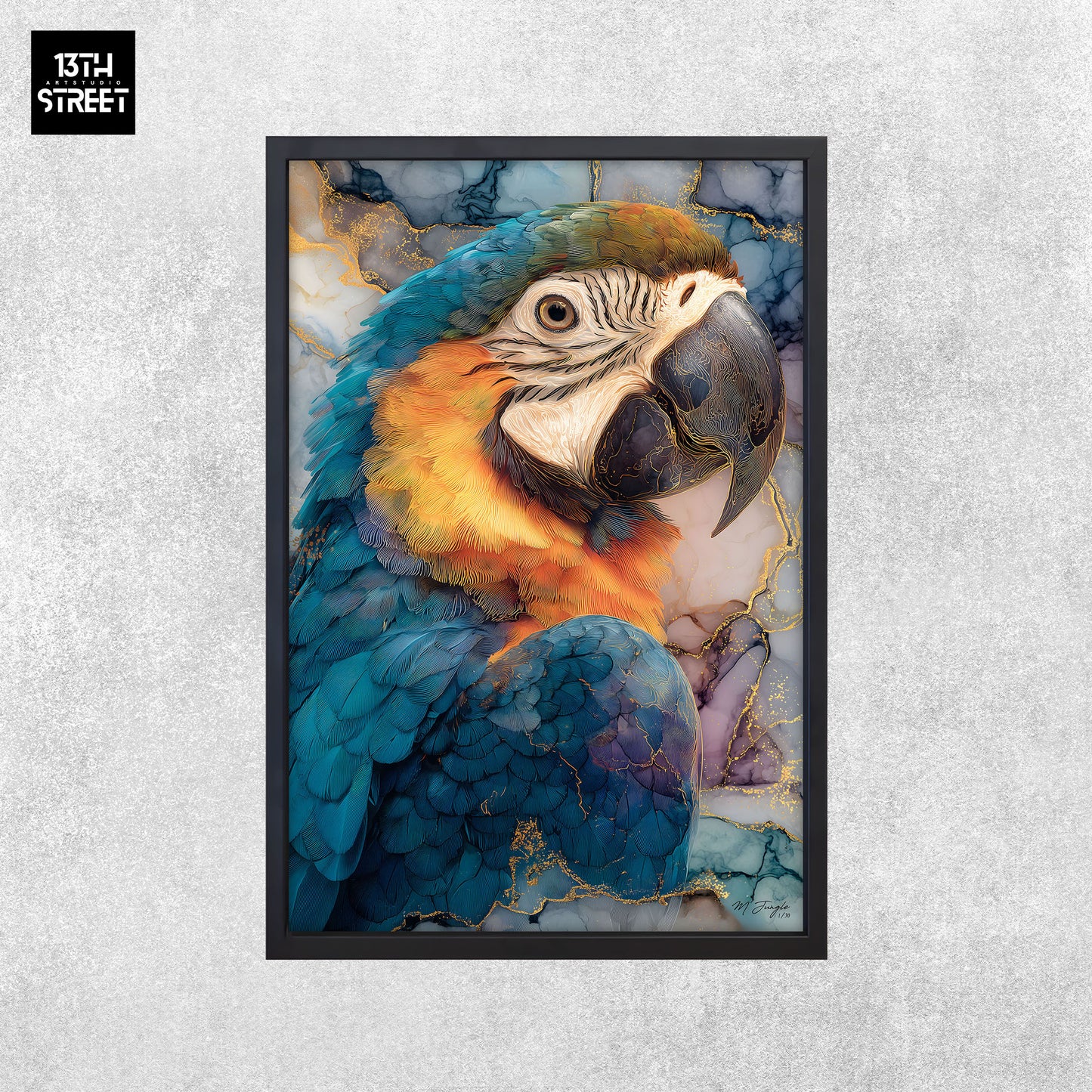 Miss Jungle - Rythme tropical - Toile 40x60x2cm