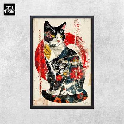 Miss Jungle - Furtive Silhouette - Canvas 40x60x2cm
