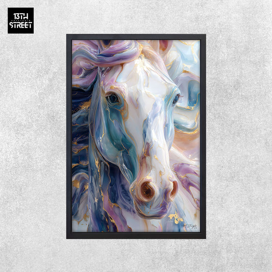 Miss Jungle - Énergie Fluide - Toile 40x60x2cm