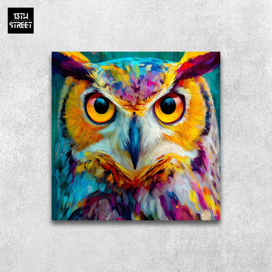 Miss Jungle - Sagesse chromatique - Toile