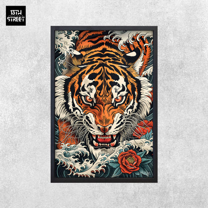 Miss Jungle - Imperial Tiger - Canvas 40x60x2cm