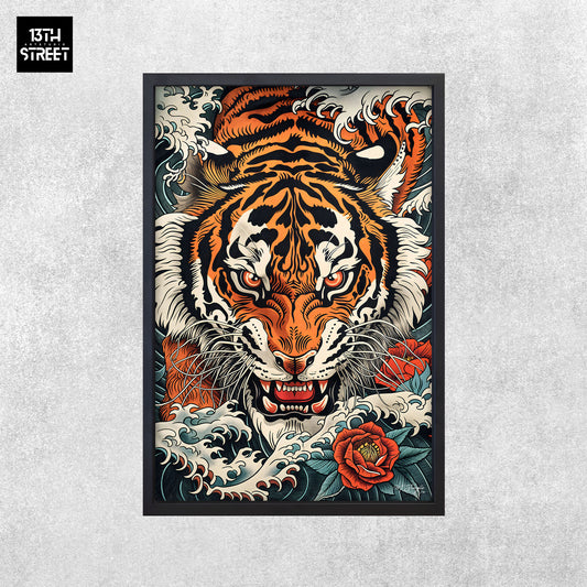 Miss Jungle - Imperial Tiger - Canvas 40x60x2cm