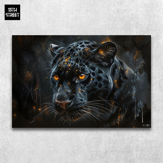 Miss Jungle - Black Legend - Canvas