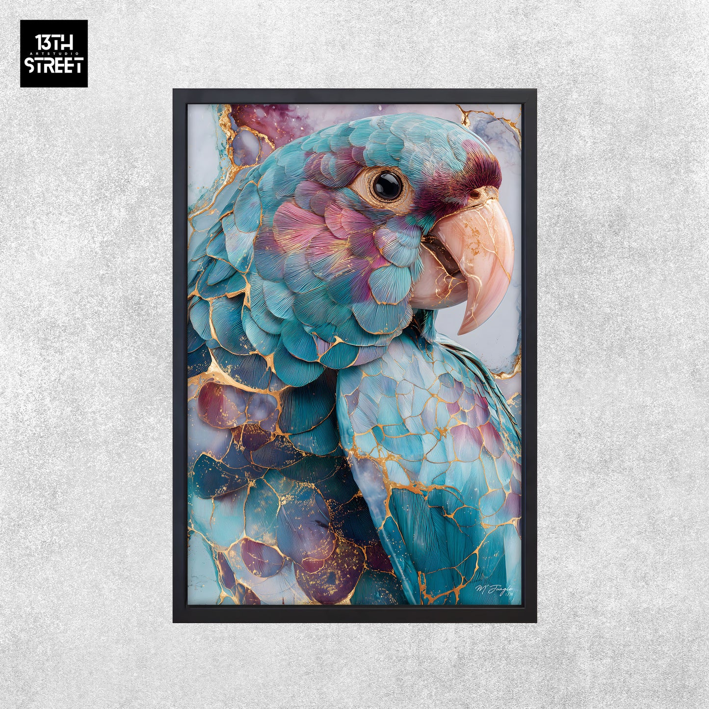 Miss Jungle - Voix des couleurs - Toile 40x60x2cm