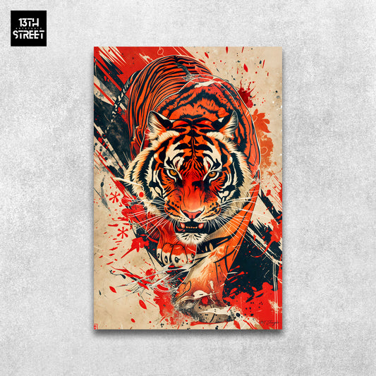 Miss Jungle - Tiger Dawn - Canvas